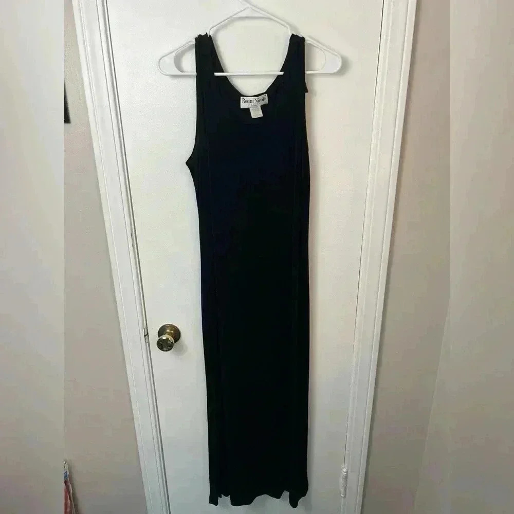 Vintage Ronni Nicole Petite by Ouida- Maxi Dress with Sparkle Jacket- 14 Petite - Picture 8 of 10